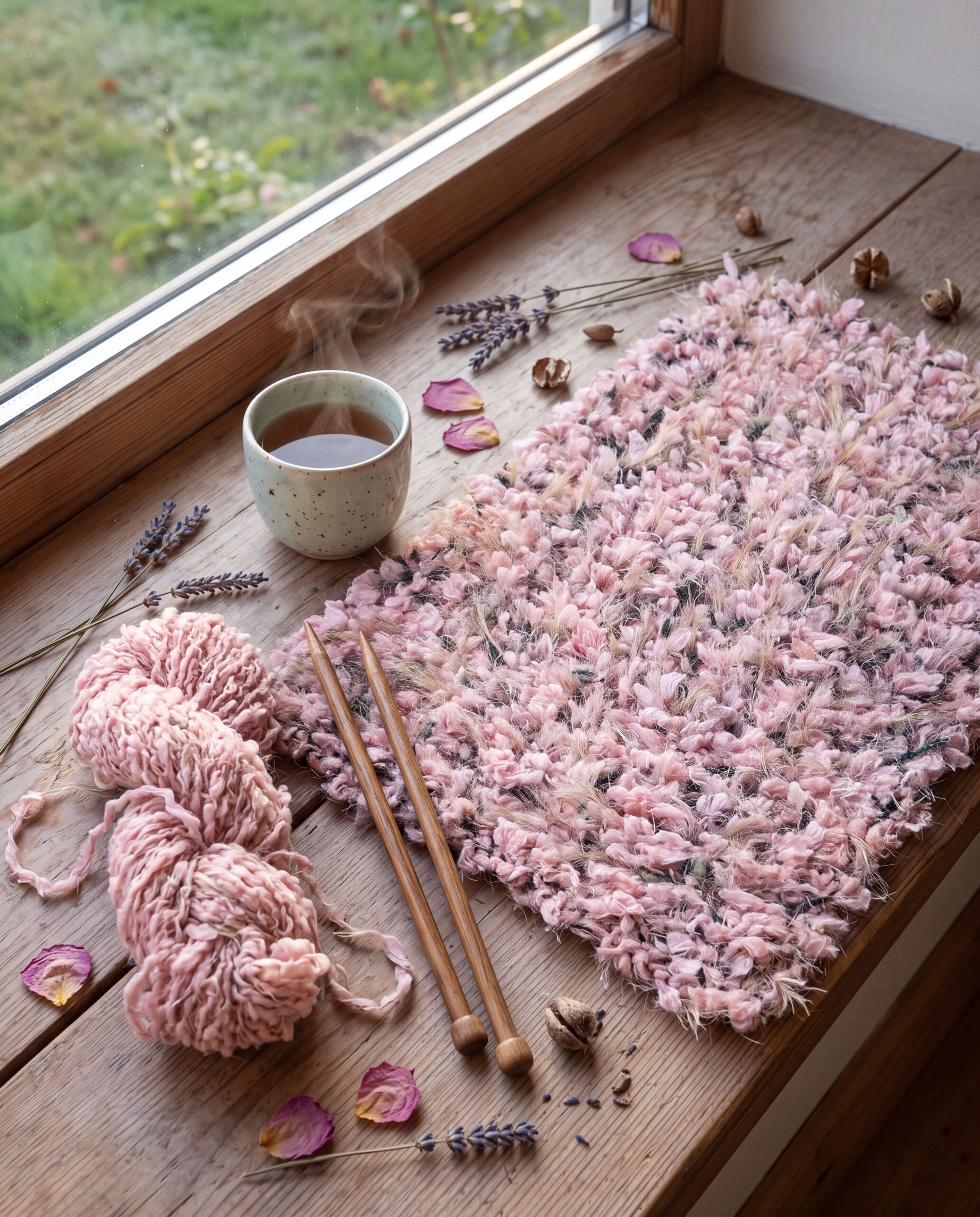 Lamur fancy boucle yarn